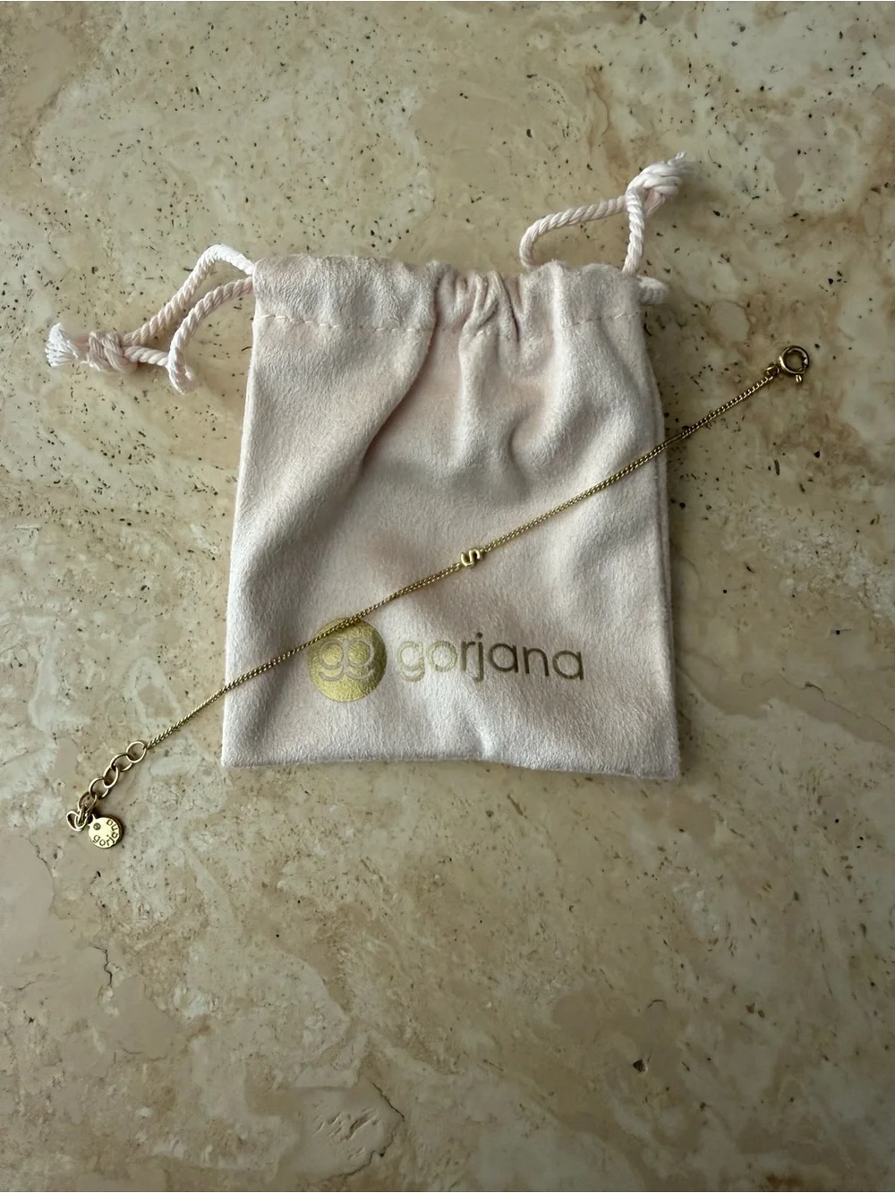 Gorjana Mini 'S' Alphabet Bracelet